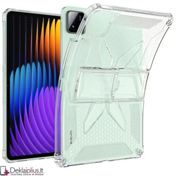 Skaidrus smūgiams atsparus dėklas su rašiklio dėklu (Xiaomi Pad 7/Pad 7 Pro/Pad 8/Pad 8 Pro)